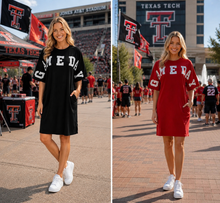 Load image into Gallery viewer, Red Gameday T-Shirt Dress
