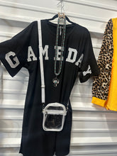 Load image into Gallery viewer, Black Gameday T-Shirt Dress
